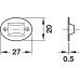 Rod Guide for Profile Rod Extending Rod Lock Polished nickel plated