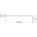 Filing Rails with Stop Rails for Drawer Length 450-550 mm Screw fixing For drawer length 550 mm