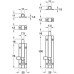 Barrel Bolt Straight Width 25 mm Brass Length x width: 76 x 25 mm satin chrome