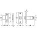 Roller Catch Mortice Size 48 mm for Full Size Doors White