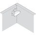 Door Stop with Two Dowels for Series Drilled Holes For series drilled holes Transparent