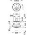 Push Button Cylinder Lock Ø 20 mm Locking Pin for Metal Doors From 1 to 10 mm For sliding metal doors Keyed alike: key change H1
