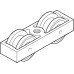 Fitting Set for Sliding Interior Doors Hawa-Junior 120/B Top hung system for low headroom doors For 1 door