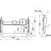 Keyboard Tray Deluxe Installed Length 503 mm Izon® For keyboards Black finish