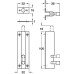 Barrel Bolt High Dome Width 32 mm Aluminium Satin anodised Length x width: 100 x 32 mm