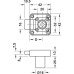 Rim Lock Case Spring Bolt Backset 25 mm Symo 3000 For combination with Symo cylinder removable core Right hand version