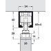 Complete Set for Sliding Interior Doors Hawa-Junior 80 Top hung system For 1 door Junior 80/Z without SoftMove 80