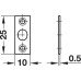 Ball Catch for Press Fitting Depth: 10.5 mm catch Ø: 9.5 mm screw size Ø 2.5 mm