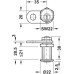 Cylinder Cam Lock with Straight Cam and Nut Attachment Thread Max. 21 mm With straight locking cam Closure direction 90° B (CEH) keyed to differ