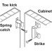 Spring Catch for Screw Fixing Steel and Nylon Spring catch for 245.07.702