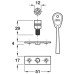 Window Lock Sash with Standard Key Steel and Brass Satin