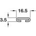 C-Profile Locking Bar for Central Locking System Length: 800 mm