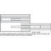 Ball Bearing Drawer Runners Single Extension Load Capacity 15 kg Accuride 2726 Two way travel runner For drawer depth 400-680 mm installed length 400 mm