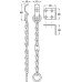 Door Chain Brass Polished chrome