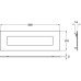 Letter Plate Sprung Flap 330 x 110 mm Stainless Steel Polished