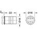 Magnetic Catch Pull 5 kg Mortice Type For glue fixing Nickel plated Magnetic Catch Pull 5 kg Mortice Type For glue fixing Nickel plated
