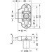 Espagnolette Lock Piccolo - Nova Case Backset 25 mm Symo 3000 For combination with Symo cylinder removable core Left hand
