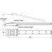 Ball Bearing Cable Carrier Accuride CC5AD Disconnects from drawer/chassis