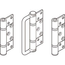 Hinge Handle Set for Folding Patio Doors Slido Fold 100-U Top hung end folding system Satin finish