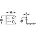 Shoot Bolt Keeps Security Steel BZP CR3 passivate Corner