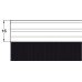 Brush Strip Length 914 mm Aluminium or PVC Mill aluminium