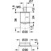 Push Button Cylinder Ø 22 mm Locking Pin with M5 Internal Thread For wooden sliding doors and for installing in lock panel Keyed to differ