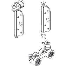 End Rolling Set Mortice for Folding Patio Doors Slido Fold Bottom rolling system end folding system Gold finish End Rolling Set Mortice for Folding Patio Doors Slido Fold Bottom rolling system end folding system Gold finish