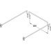 Filing Rails with Stop Rails for Drawer Length 450-550 mm Screw fixing For drawer length 550 mm
