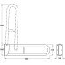 Hinged Support Rail Ø 35 mm Tube Meets Doc M Regulations White finish Hinged Support Rail Ø 35 mm Tube Meets Doc M Regulations White finish