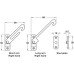 Restrictor Concealed for Side or Top Hung Windows Stainless Steel and Zinc Alloy Right hand long arm white