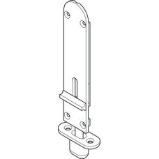 Flush Drop Bolt without Lock for Folding Patio Doors Slido Fold 100-U Top hung end folding system Length 190 mm gold finish