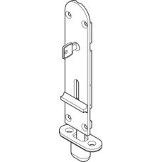 Flush Drop Bolt with Lock for Folding Patio Doors Slido Fold 100-U Top hung end folding system Length 600 mm satin finish