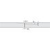 Table Hinge Self Supporting Folding Matt brass