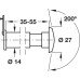 Door Viewer 200° for Door Thickness 35-55 mm Brass Startec With cover Chrome plated