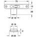Mortice Lock Cylinder Ø 18 mm for Roller Shutter Mortice Lock Case Brass With fixed pin tumbler cylinder Keyed alike key change H1