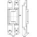 3D Hinge 180° Aluminium Zinc Diecast and Steel Tectus TE 640 3-way continuous adjustment Polished brass plated