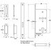 Profile Cylinder Lock Mortice Deadlock for Flush Doors Stainless Steel Startec Backset 55 mm case size 84 mm satin Profile Cylinder Lock Mortice Deadlock for Flush Doors Stainless Steel Startec Backset 55 mm case size 84 mm satin