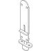 Flush Drop Bolt without Lock for Folding Patio Doors Slido Fold 100-U Top hung end folding system Length 190 mm gold finish