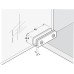 Glass Door Hinge Opening Angle 110° Simplex Chrome plated