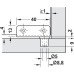 Glass Door Hinge Opening Angle 110° Simplex Chrome plated