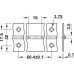 Continuous Hinge Rolled Straight Piano 4016 Quality Magnetic Open width 32 mm