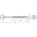Hospa Drilling Screw Countersunk Head with Routered Ribs and T Star Drive Bit Partially threaded with drill point Dim. A: 30 mm length: 40 mm thread Ø 4 mm