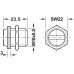 Magnetic Catch for Screw Fixing for Box Frame Metal Cabinets Pull 7 kg
