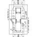 Swing Up Flap Hinge Opening Angle 90° For overlay mounting Nickel plated steel