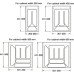 Plastic Cutlery Insert for Cabinet Depth 600 mm for Cabinet Width 300-600 mm For cabinet width 600 mm