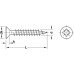 Hospa Screw Chipboard Countersunk Head with PZ Cross Slot Fully Threaded Steel Countersunk head Galvanized length: 40 mm thread Ø: 4 mm orga-box