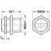 Magnetic Catch for Screw Fixing for Box Frame Metal Cabinets Pull 7 kg