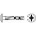 Snap Off Screw M4 Thread M4 x 20-45 mm length100 pcs.