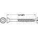 Spax® Screw for MDF Countersunk Head Length 60 mm Ø 4.0