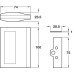 Door Handle Pocket Sliding Aluminium Satin anodised